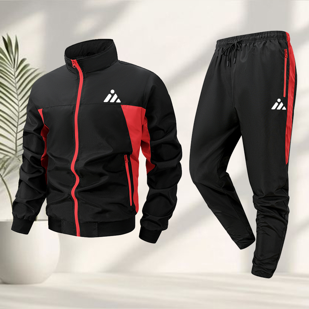 Table Tennis Outfit - Conjunto esportivo casual masculino, jaqueta com