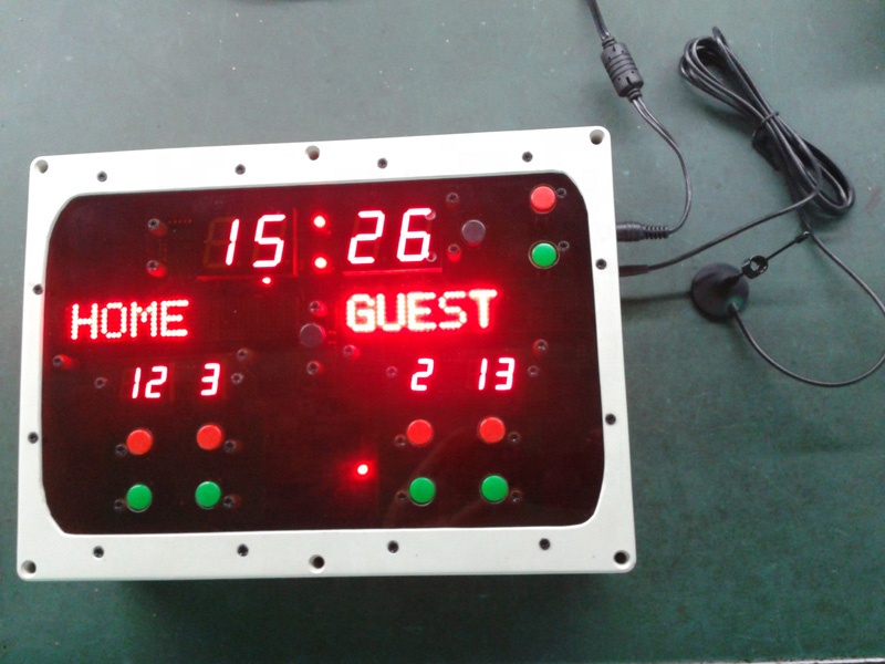 Table Tennis Scoreboard - Remoto sem fio eletrônico digital futebol
