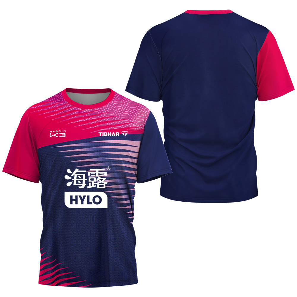 Table Tennis Outfit - Camiseta Masculina de Secagem Rápida e