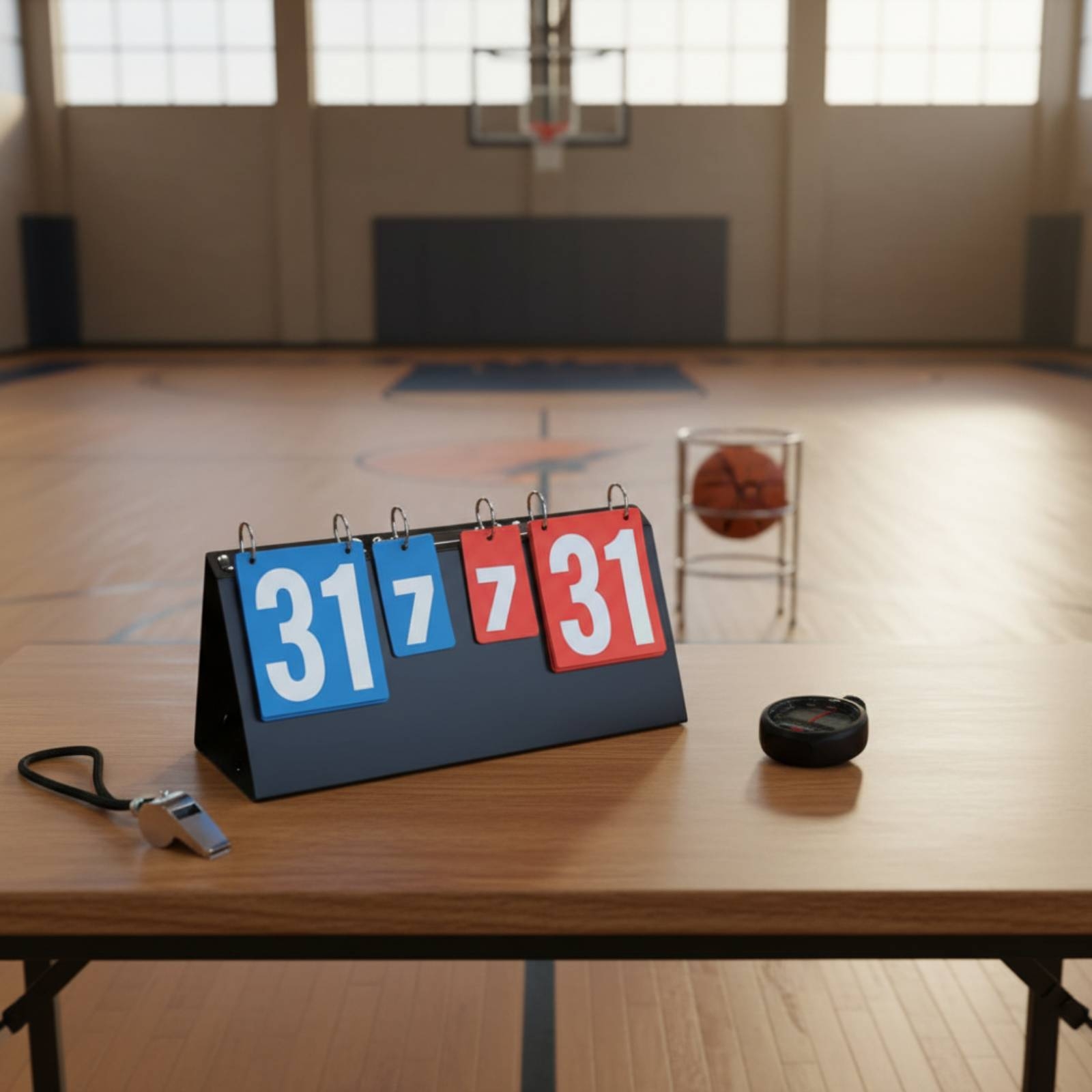 Table Tennis Scoreboard - Placar Portátil Dobrável Multiesportivo à Prova