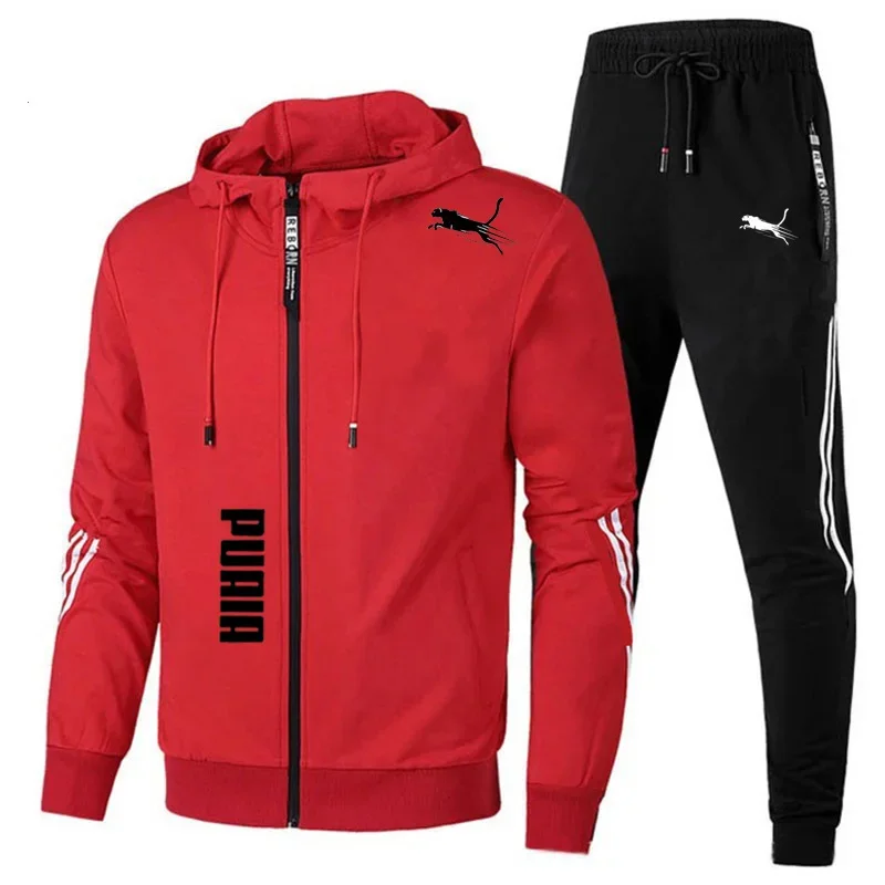 Table Tennis Outfit - Conjunto de agasalho masculino para primavera/outono,