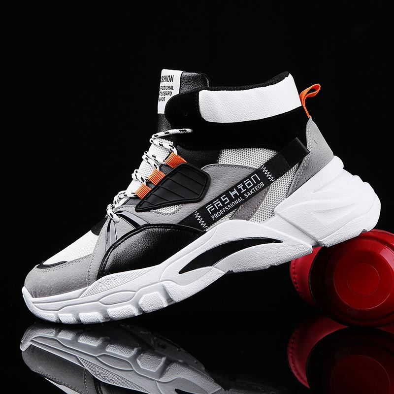 Table Tennis Outfit - Hightop-Sapatilhas Esportivas Masculinas, Sapatilhas de Cima