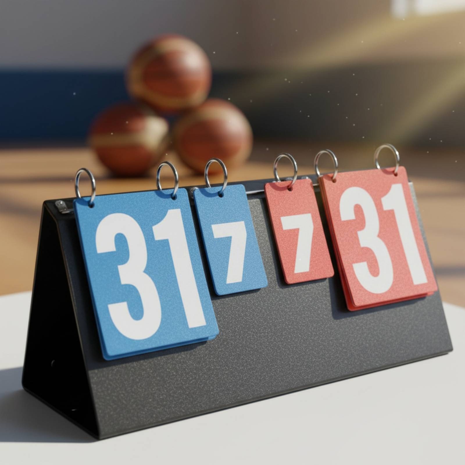 Table Tennis Scoreboard - Placar Portátil Dobrável Multiesportivo para Tênis