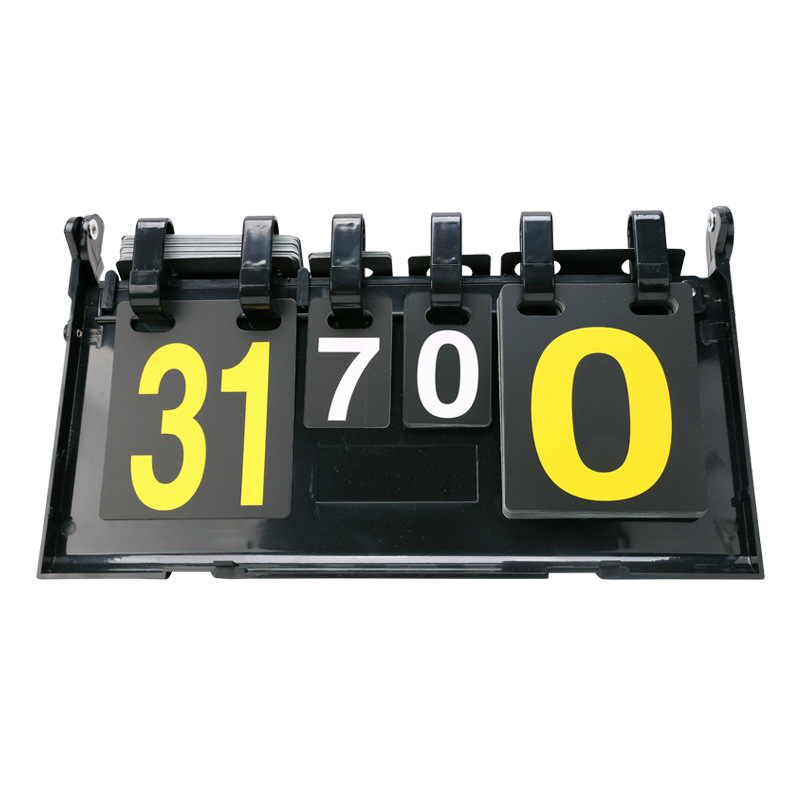 Table Tennis Scoreboard - Cartões de números substituíveis para placares