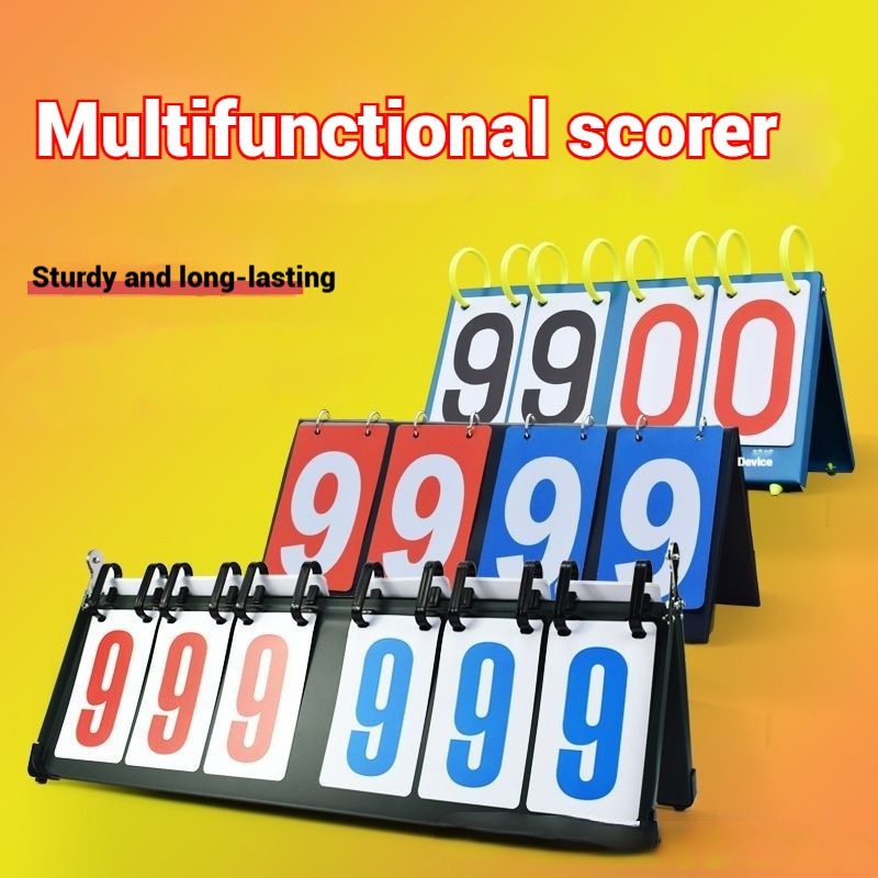Table Tennis Scoreboard - Placar de competição bilhar multifuncional flip