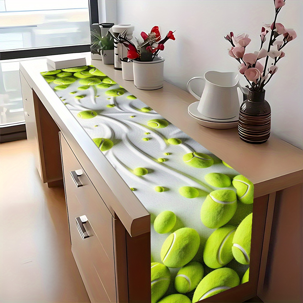 1pc Caminho de Mesa Decorativo - Table Tennis News Today avaliação e preço