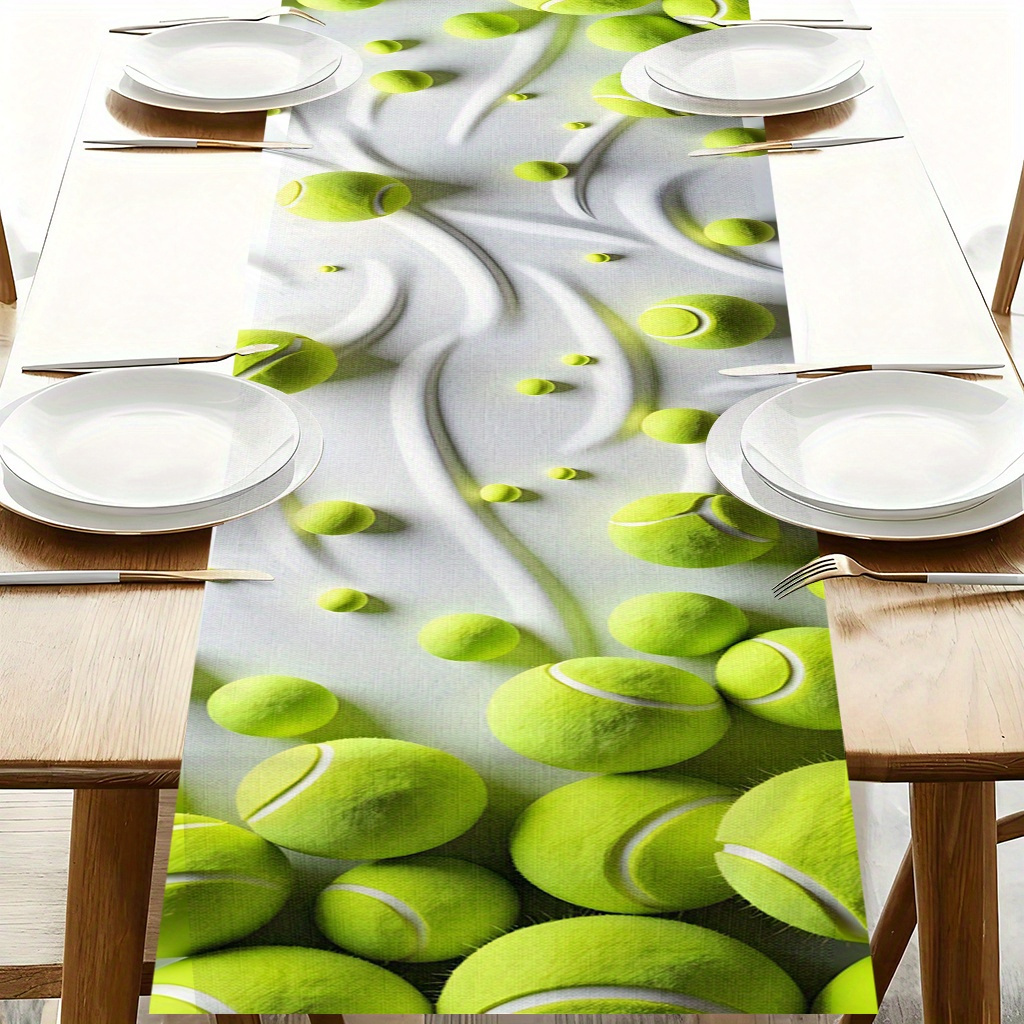 1pc Caminho de Mesa Decorativo - Table Tennis News Today avaliação e preço