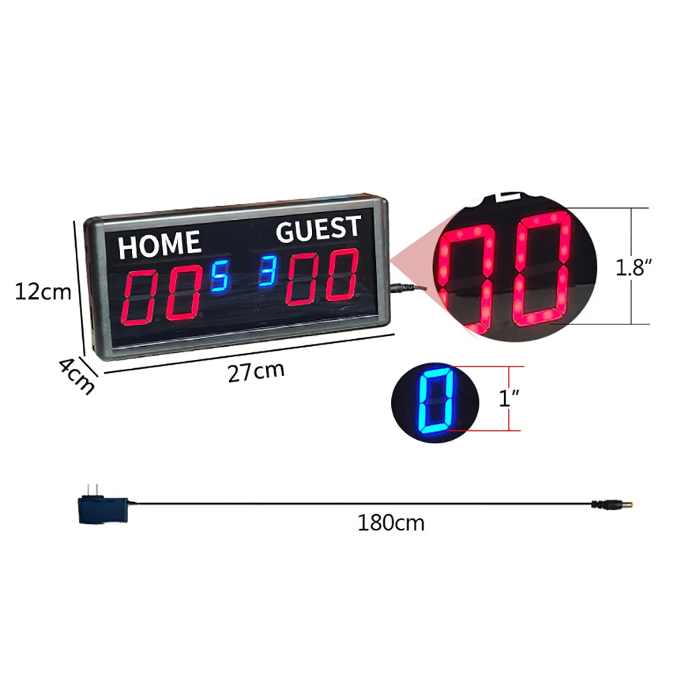 Placar eletrônico de 6 dígitos - Table Tennis Scoreboard avaliação e preço