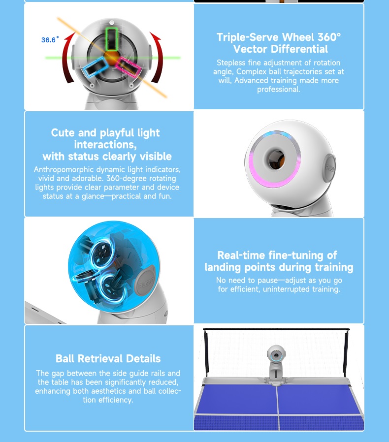 Robô de Tênis de Mesa Elétrico - Table Tennis Machine avaliação e preço