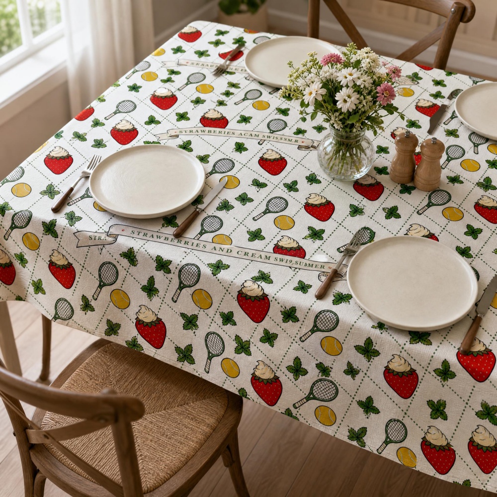 Toalha de mesa vintage com est - Table Tennis News Today avaliação e preço