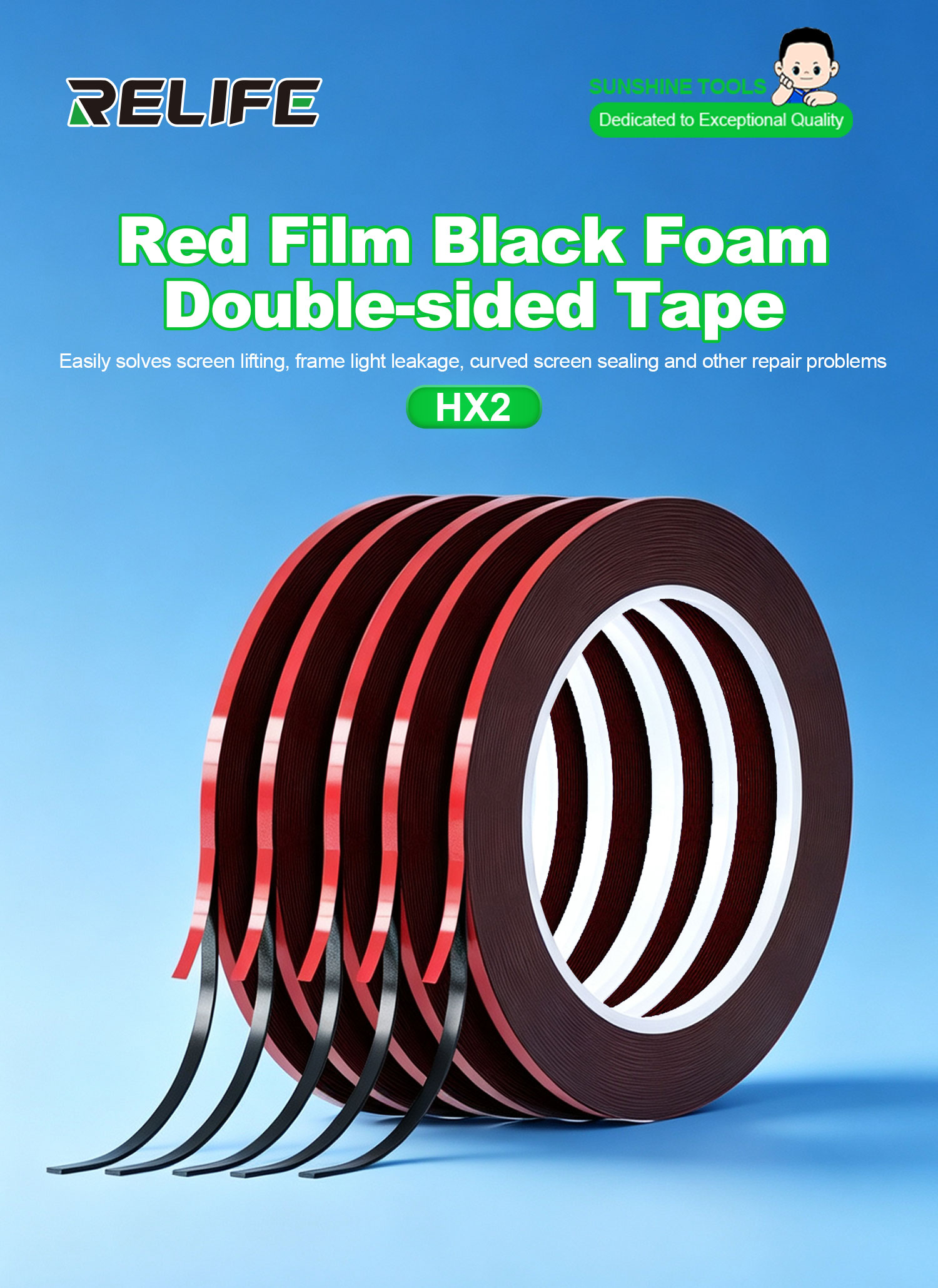 Fita Dupla Face RELIFE HX2 com - Rubber Cleaner Foam avaliação e preço