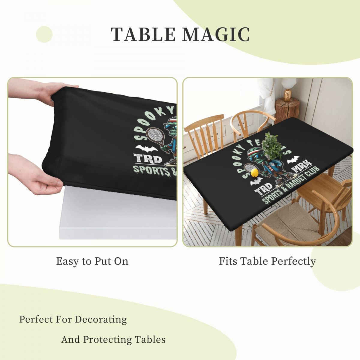 Toalha de mesa retangular pers - Table Tennis News Today avaliação e preço